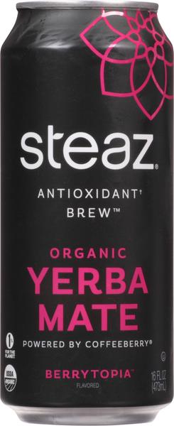 Steaz Yerba Mate, Organic Berrytopia