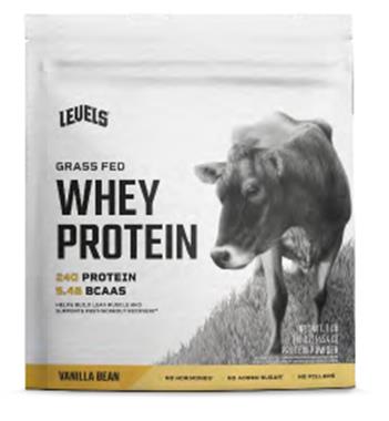 Levels Grass Fed Whey Protein, Vanilla Bean