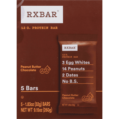 RXBAR Peanut Butter Chocolate Protein Bars