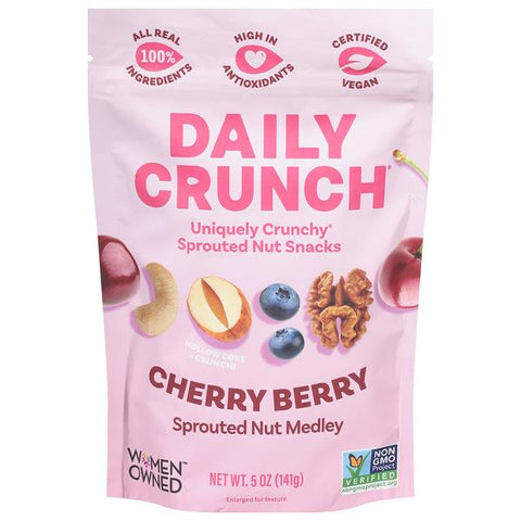 Daily Crunch Sprouted Nut Medley, Cherry Berry