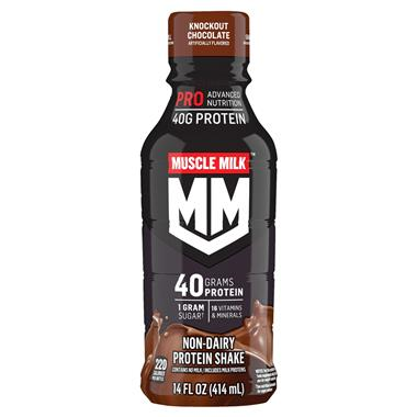 Muscle Milk Pro40 Protein Shake Knockout Chocolate - 14 Ounce