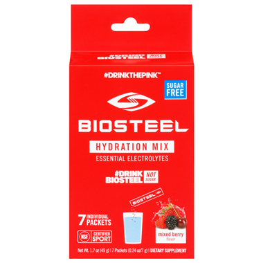 BioSteel Hydration Mix, Mixed Berry 7ct - 1.7 Ounce