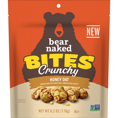 Bear Naked Crunchy Granola Bites, Honey Oat