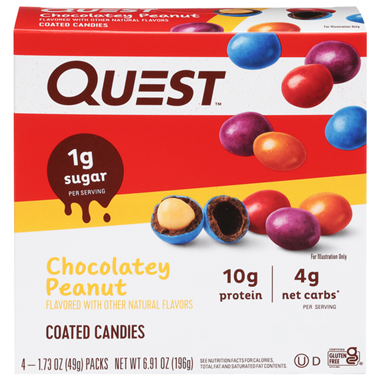 Quest Chocolatey Peanut Coated Candies