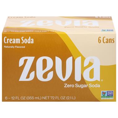 Zevia Zero Calorie Cream Soda
