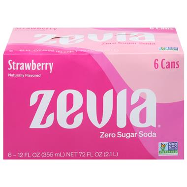 Zevia Zero Calorie Strawberry Soda