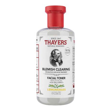 Thayers Blemish Clearing Facial Toner, Lemongrass w/2% Salicylic Acid