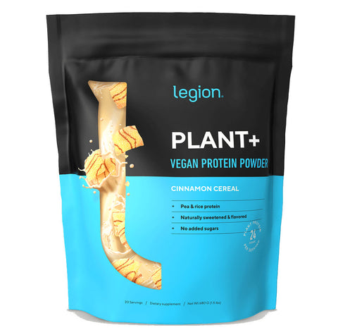 Legion, Plant+ Vegan Protein, Cinnamon Cereal