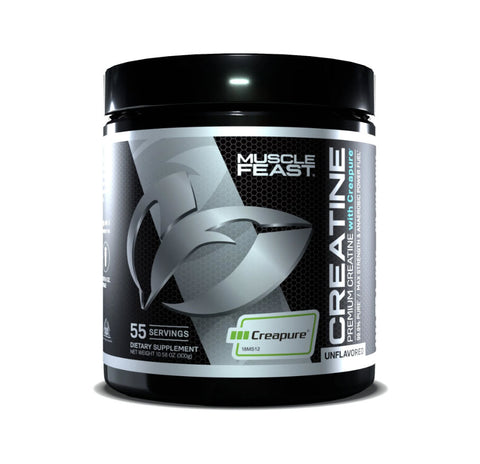 Muscle Feast, Creapure Creatine, Unflavored, 55 Servings