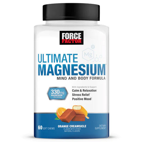 Force Factor, Ultimate Magnesium, Orange Creamsicle Soft Chews, 60 Count