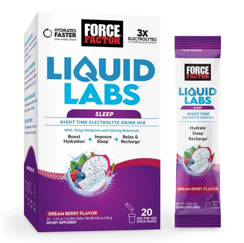 Force Factor, Liquid Labs Sleep, Dreamberry, 20 Count