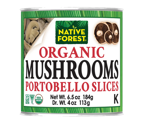 Native Forest, Organic Mushroom Sliced Portabello