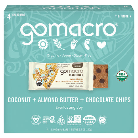 GoMacro Coconut, Almond Butter, Chocolate Chip