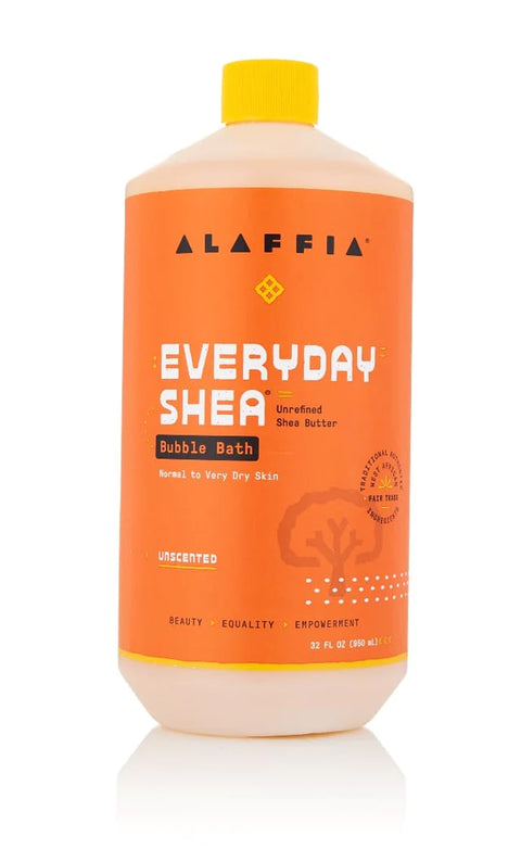Alaffia EveryDay Shea Bubble Bath, Unscented