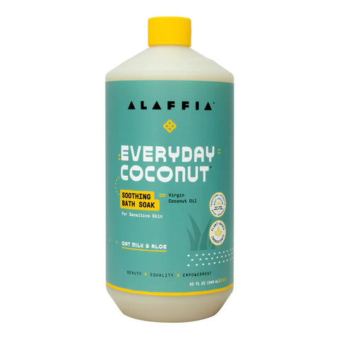 Alaffia EveryDay Coconut, Bath Soak, Oat Milk & Aloe