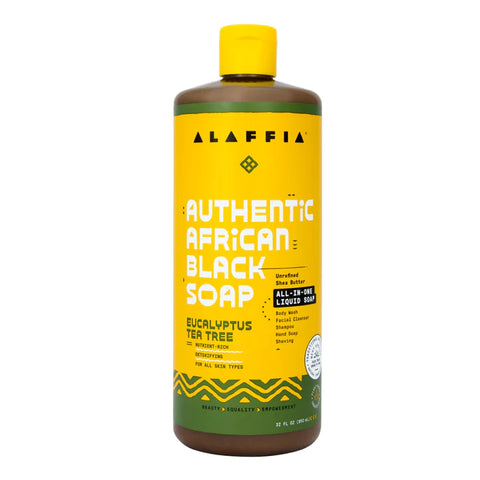 Alaffia African Black Soap, Eucalyptus Tea Tree