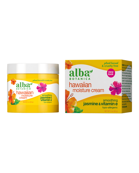 Alba Botanica Hawaiian Moisture Cream, Jasmine & E
