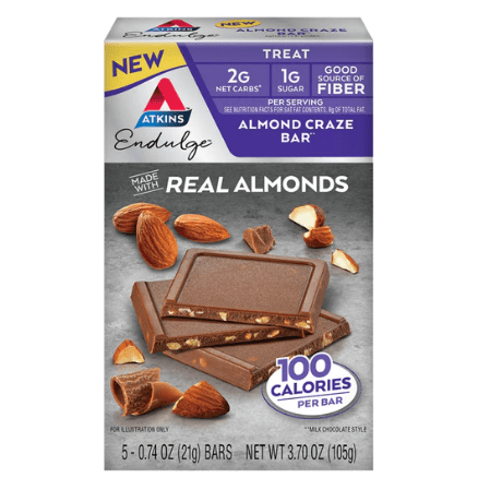 Atkins Endulge Almond Craze Treat Bars