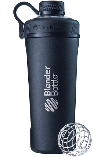 Blender Bottle, Radian Stainless Steel, Matte Black