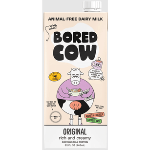 Bored Cow Animal Free Dairy Milk, Original- 32 Ounce