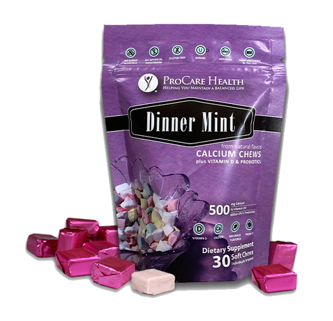 ProCare Health Calcium Soft Chew, Dinner Mint