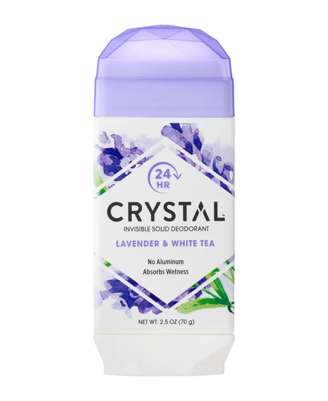 Crystal Deodorant Invisible Solid, Lavender & White Tea