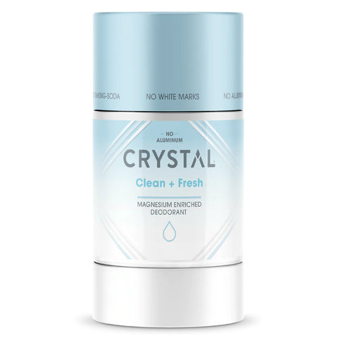 Crystal Deodorant Magnesium Solid, Clean + Fresh