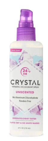 Crystal Deodorant Spray, Unscented