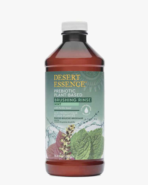 Desert Essence Prebiotic Brushing Rinse, Mint