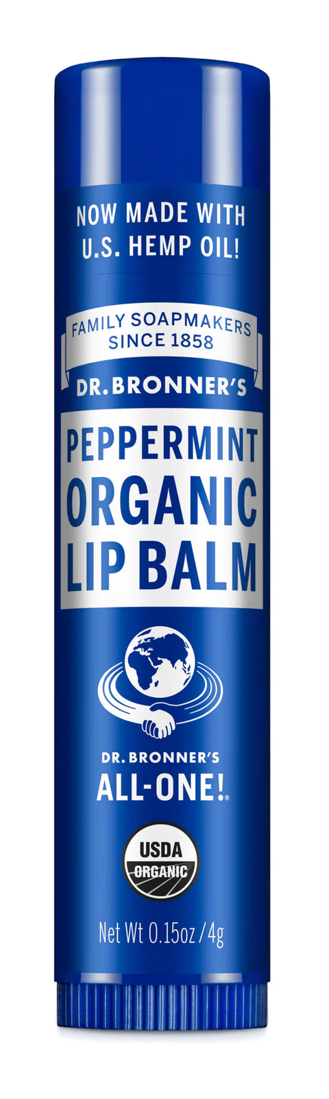 Dr. Bronner's Organic Lip Balm, Peppermint