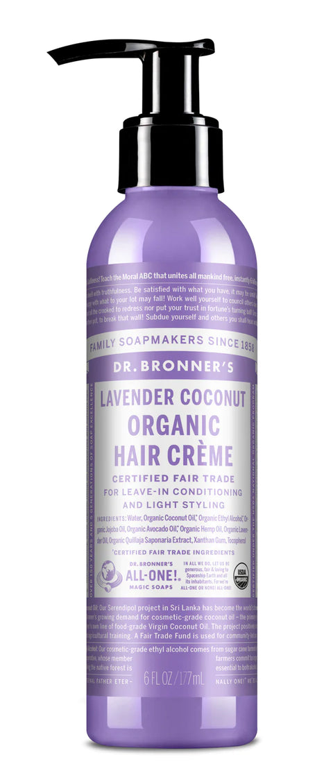 Dr. Bronner's Hair creme, Lavender Coconut