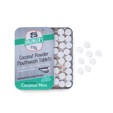 Dr. Ginger's Coconut Oil Mouthwash Tablets