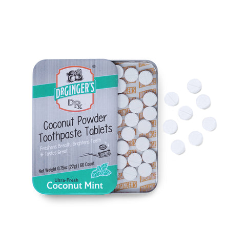 Dr. Ginger's Coconut Oil Toothpaste Tablets