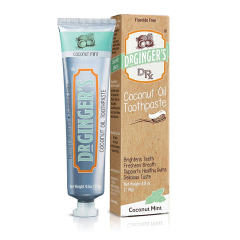 Dr. Ginger's Coconut Oil Toothpaste, Coconut Mint