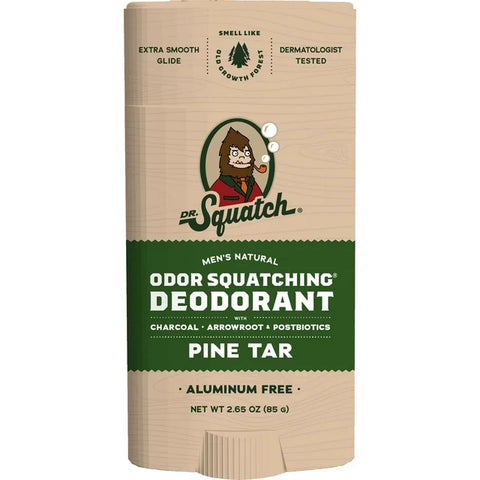 Dr. Squatch Deodorant Stick, Pine Tar