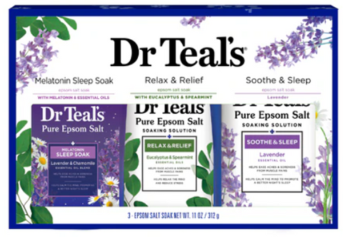 Dr. Teal's Gift Set, Soak Trio, Sleep/Relax/Soothe