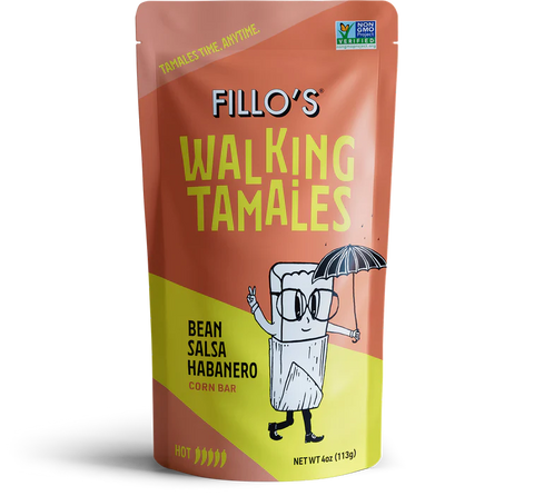 Fillo's Walking Tamales, Bean Salsa Habanero