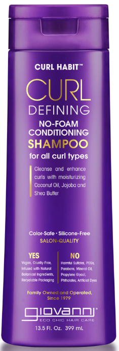 Giovanni Curl Habit, No-Foam Conditioning Shampoo