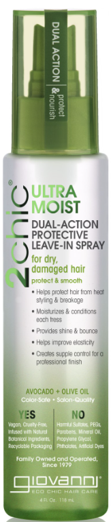 Giovanni 2Chic Ultra Moist, Dual-Action Protective Leave-In Spray