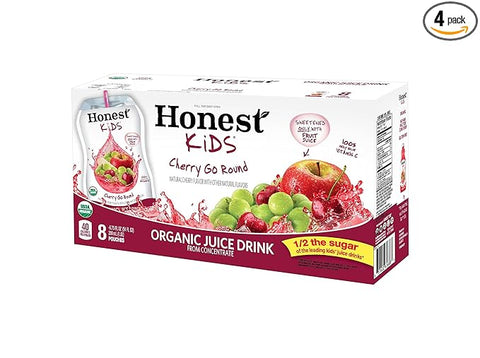 Honest Kids Organic Juice Drink, Cherry Go Round