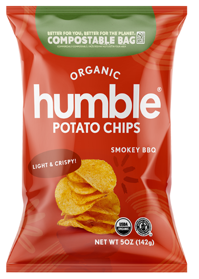 Humble Organic Potato Chips, Smokey BBQ