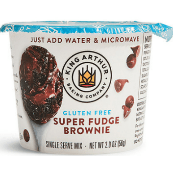 King Arthur Gluten Free Super Fudge Brownie Single Serve Cup