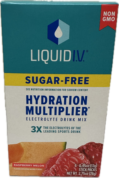 Liquid I.V. Sugar Free, Raspberry Melon