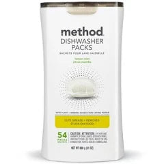 Method Dishwasher Packs, Lemon Mint