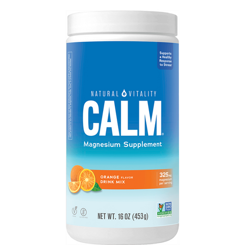 Natural Vitality CALM Magnesium Powder, Orange