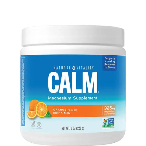 Natural Vitality CALM Magnesium Powder, Orange