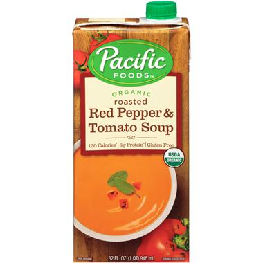 Pacific Organic Soup, Roasted Red Pepper & Tomato