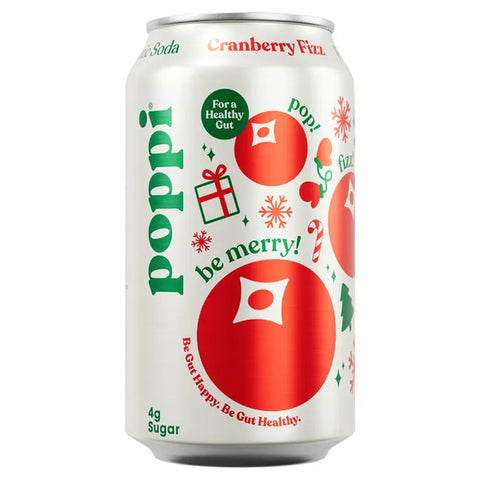 Poppi Prebiotic Soda, Limited Edition Holiday Variety Pack