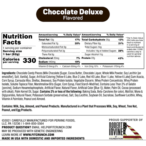 Fit Crunch Loaded Cookie Chocolate Deluxe Protein Bar