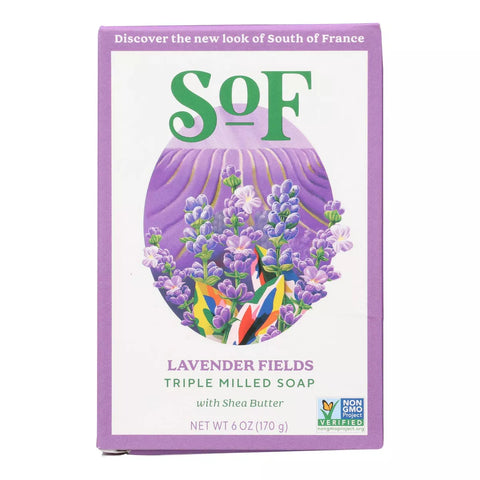South of France Bar Soap, Lavender Fields